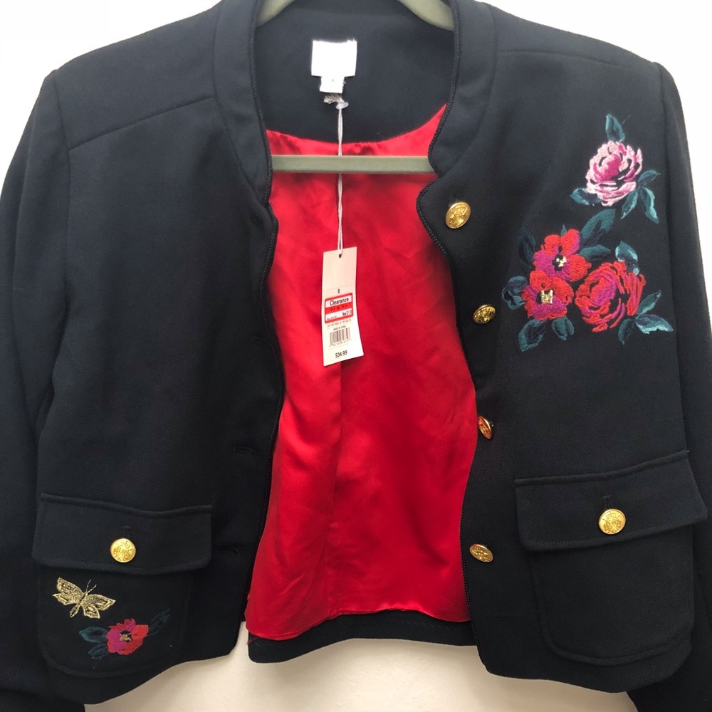 Navy blue jacket
